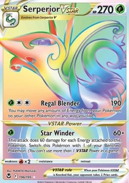 Serperior VSTAR - Silver Tempest #196/195