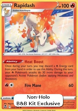 Rapidash - Silver Tempest #022/195