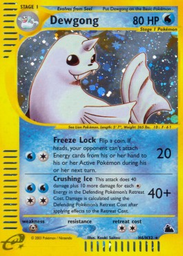 Dewgong - Skyridge #6/144