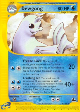 Dewgong Skyridge #7/144