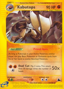 Kabutops Skyridge #14/144