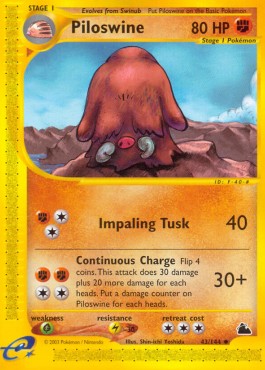 Piloswine - Skyridge #43/144