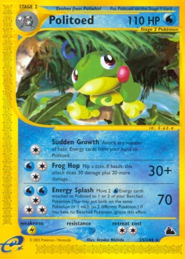 Politoed Skyridge #25/144