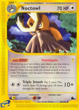 Noctowl - Skyridge #40/144