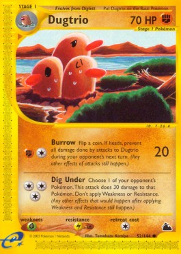 Dugtrio - Skyridge #52/144