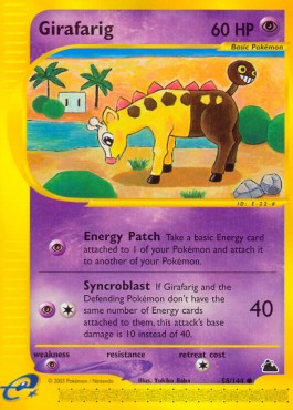 Girafarig - Skyridge #58/144
