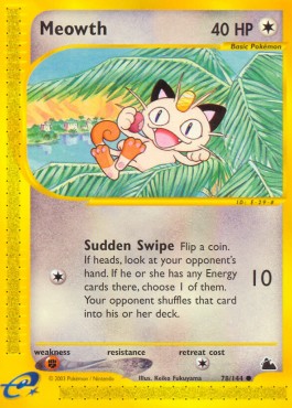 Meowth - Skyridge #78/144