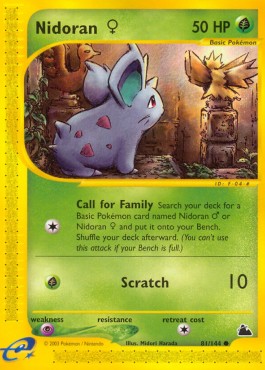 Nidoran - Skyridge #81/144