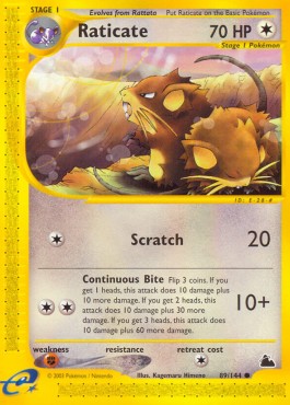 Raticate - Skyridge #89/144