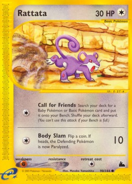 Rattata - Skyridge #90/144