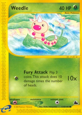 Weedle - Skyridge #114/144