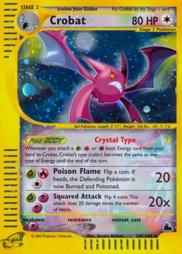 Crobat - Skyridge #147/144