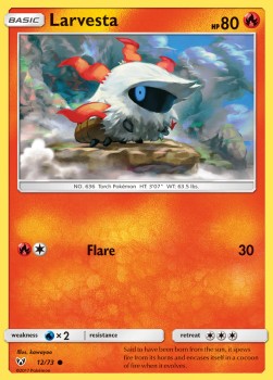 Larvesta - Shining Legends #12/73