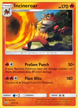 Incineroar - Shining Legends #17/73