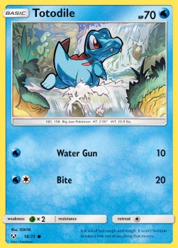 Totodile - Shining Legends #18/73