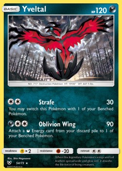 Yveltal - Shining Legends #54/73
