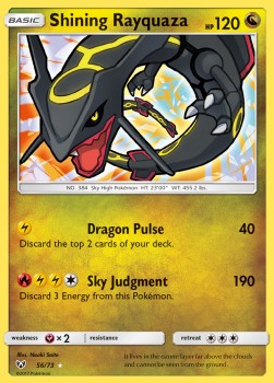 Shining Rayquaza Shining Legends #56/73