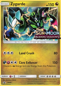 Zygarde SM Black Star Promos #48/248
