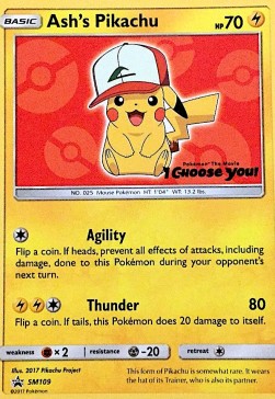 Ash's Pikachu SM Black Star Promos #109/248