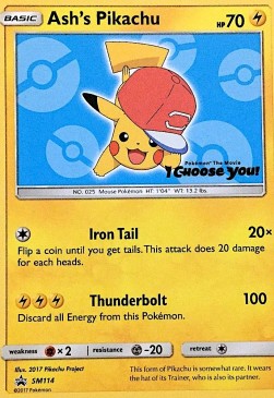 Ash's Pikachu SM Black Star Promos #114/248