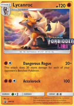 Lycanroc SM Black Star Promos #118/248