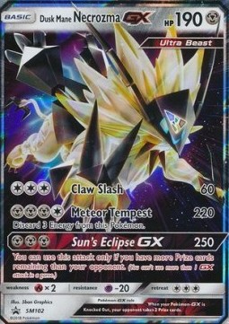 Dusk Mane Necrozma GX SM Black Star Promos #102/248