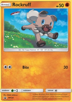 Rockruff SM Black Star Promos #120/248