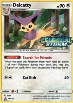 Delcatty - SM Black Star Promos #132/248