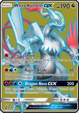 White Kyurem GX SM Black Star Promos #141/248