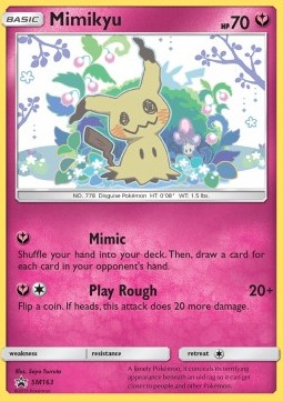 Mimikyu SM Black Star Promos #163/248