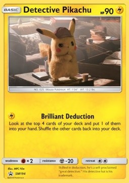 Detective Pikachu SM Black Star Promos #194/248