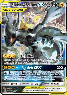 Pikachu & Zekrom GX SM Black Star Promos #168/248