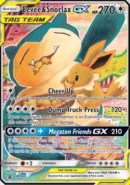 Eevee & Snorlax GX SM Black Star Promos #169/248