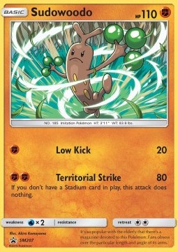 Sudowoodo - SM Black Star Promos #207/248