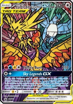 Moltres & Zapdos & Articuno GX SM Black Star Promos #210/248