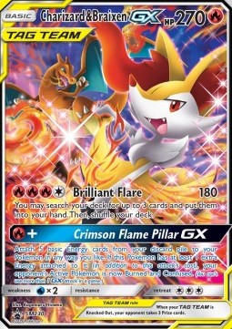 Charizard & Braixen GX SM Black Star Promos #230/248