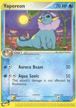 Vaporeon - EX Sandstorm #25