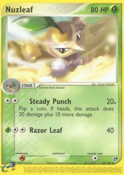 Nuzleaf - EX Sandstorm #48