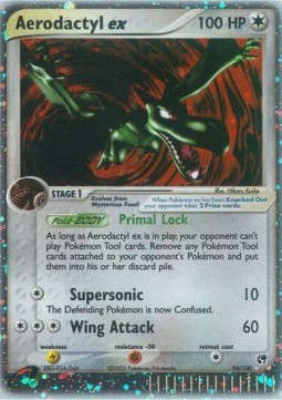 Aerodactyl ex - EX Sandstorm #94