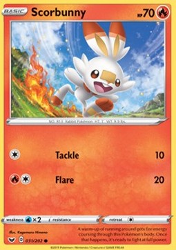 Scorbunny - Sword & Shield #31