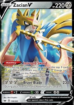 Zacian V - Sword & Shield #138