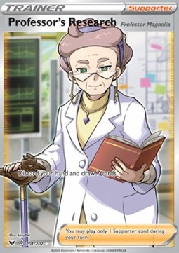 Professor's Research - Professor Magnolia Sword &amp; Shield #201