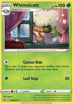 Whimsicott - Sword & Shield #6