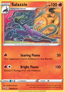 Salazzle - Sword & Shield #28