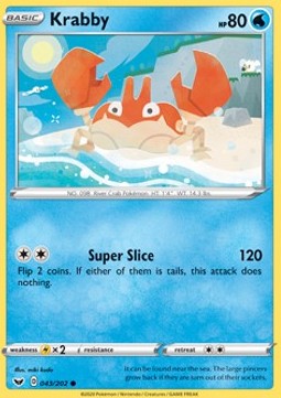 Krabby - Sword & Shield #43