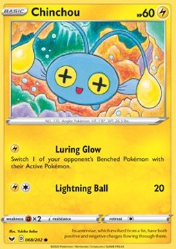 Chinchou - Sword & Shield #68