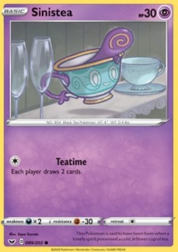 Sinistea - Sword & Shield #89