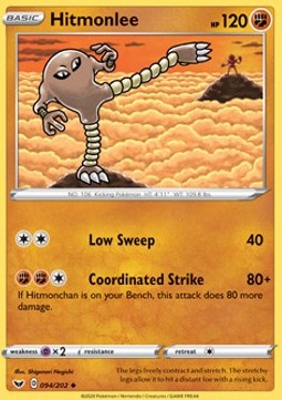 Hitmonlee - Sword & Shield #94