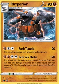 Rhyperior - Sword & Shield #99