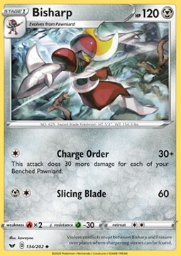 Bisharp - Sword & Shield #134